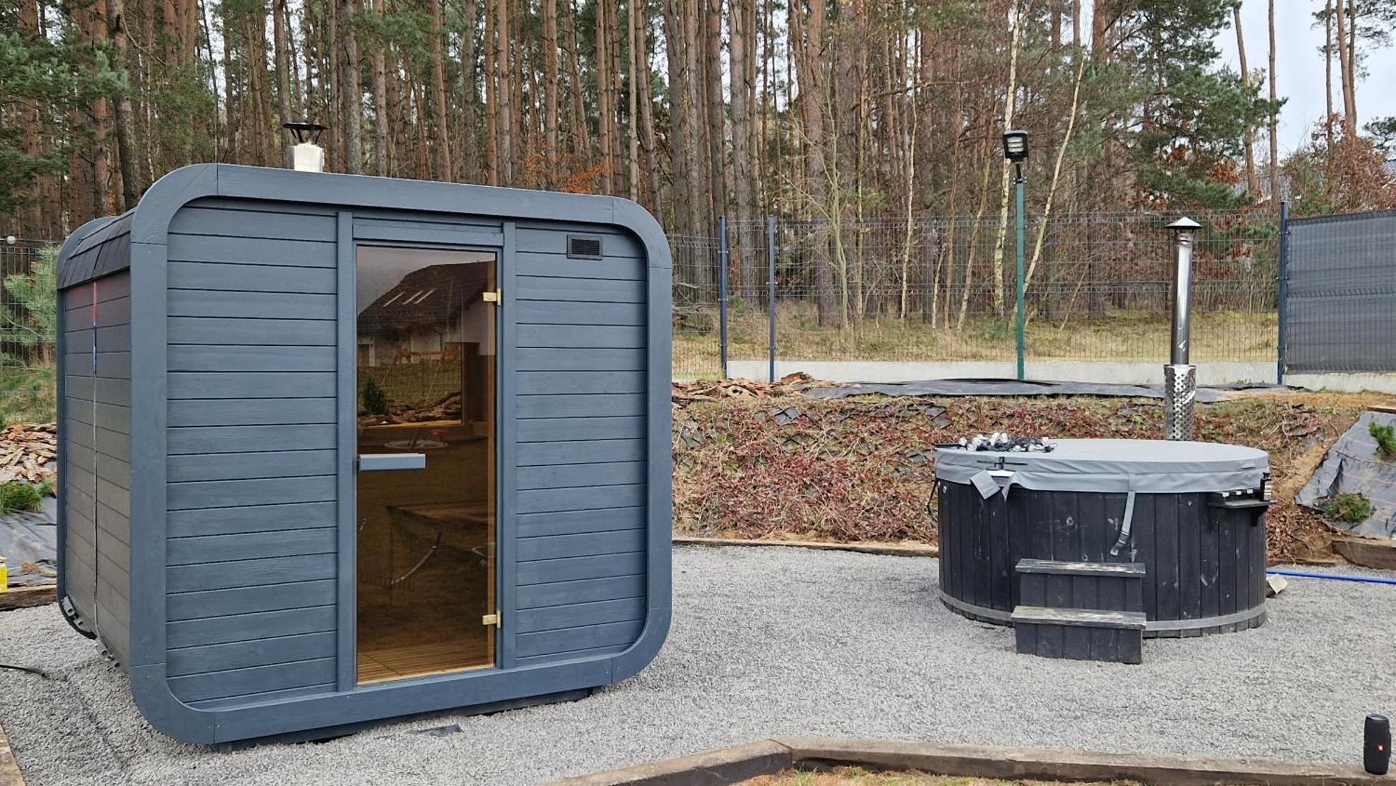 Bosko Domki Z Sauna I Balia W Sulminie Obok Gdanska Extérieur photo